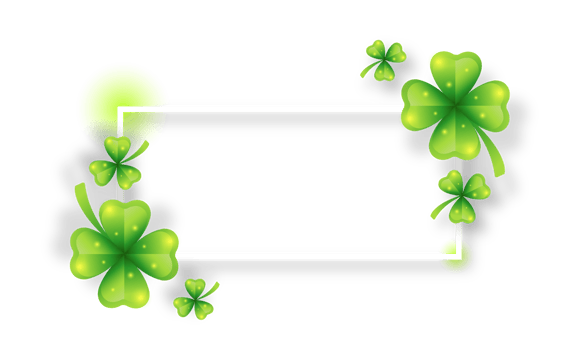 Happy St. Patrick's Day typography design template. Saint Patrick's day festival text design. St. Patrick's Day typography for Saint Patrick's Day 17 march event celebration. png