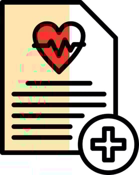 Health Check Vector Icon Design
