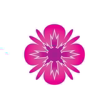 Flower vector icon design