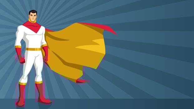 Superhero Asian Ray Light vector