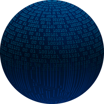 Modern Technology World Map Globe Crop-out png