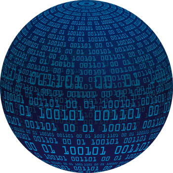 Modern Technology World Map Globe Crop-out png
