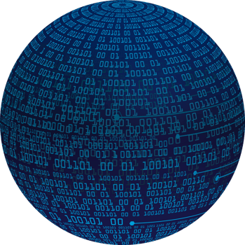 Modern Technology World Map Globe Crop-out png