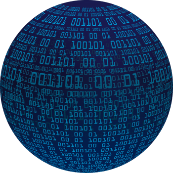 Modern Technology World Map Globe Crop-out png