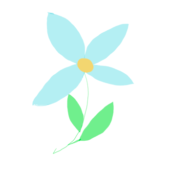 green leafs on transparent background flower flora decoration icon png