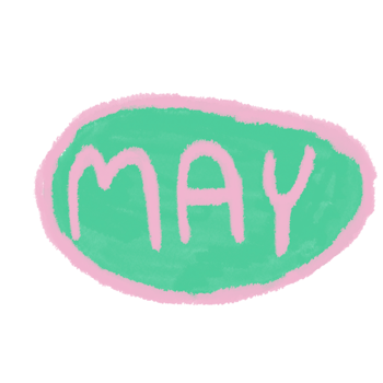 Date and month icon isolated on transparent background png