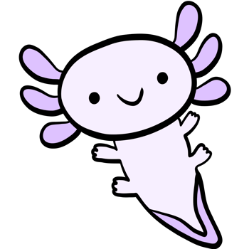 Cute Axolotl, axolotl illustration, sea salamander, sea life, marine life png