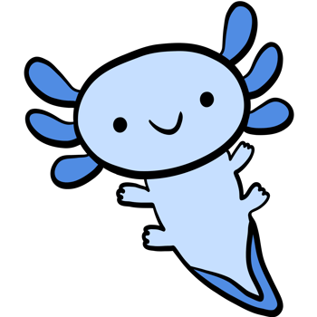 Cute Axolotl, axolotl illustration, sea salamander, sea life, marine life png