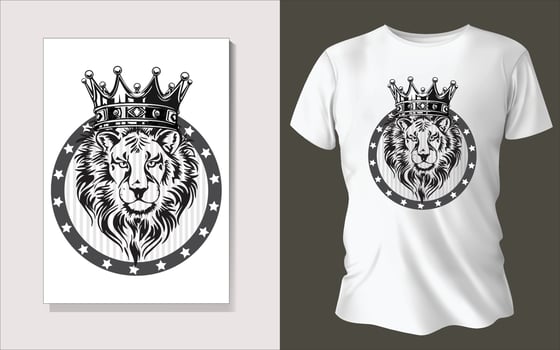 Black and white tee shirt design vector