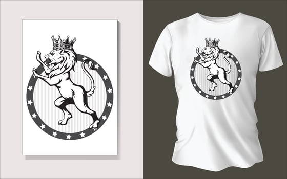 Black and white tee shirt design vector