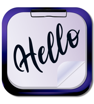 Purple Sticky Notes png
