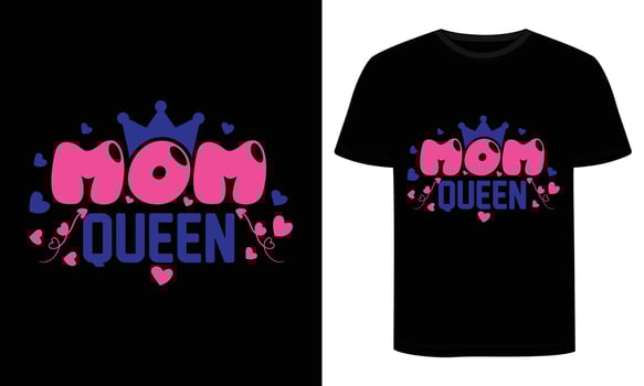 Mom Day t-shirt design. Happy mothers day t-shirt design vector