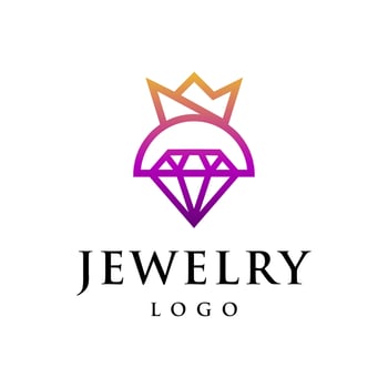 Jewelry Logo Design Vector Template