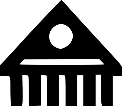 black home icon vector