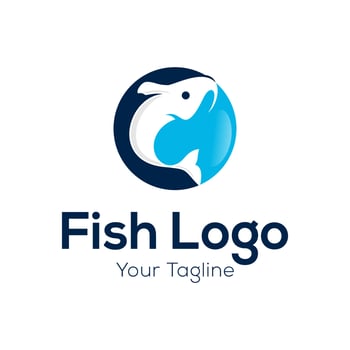Fish Logo design vector template
