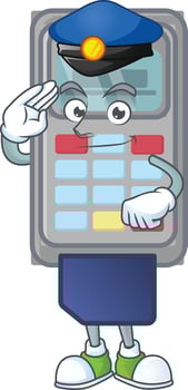 POS machine icon design vector