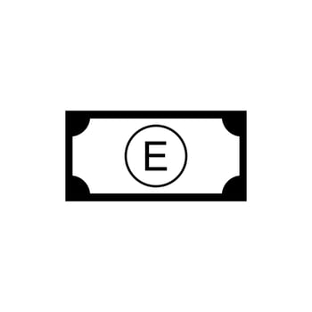 Eswatini Currency Symbol, Swazi Lilangeni Icon, SZL Sign. Vector Illustration