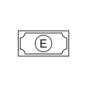 Eswatini Currency Symbol, Swazi Lilangeni Icon, SZL Sign. Vector Illustration