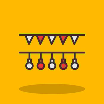 Garland Vector Icon Design