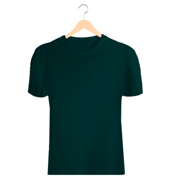 Isolated black t-shirt png
