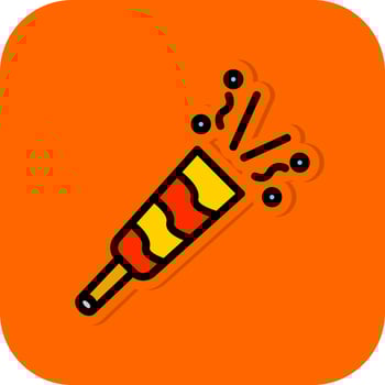 Party Blower Vector Icon Design