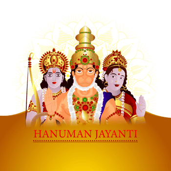 Shri hanuman jayanti indian festival background png