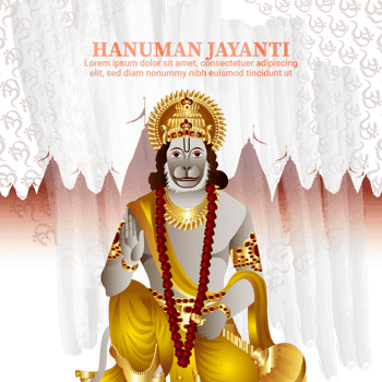 Shri hanuman jayanti indian festival background png