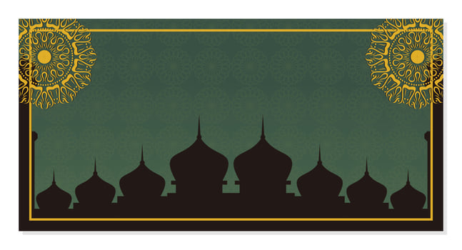 Islamic background, with beautiful mandala ornament. vector template for banners, greeting cards for Islamic holidays.