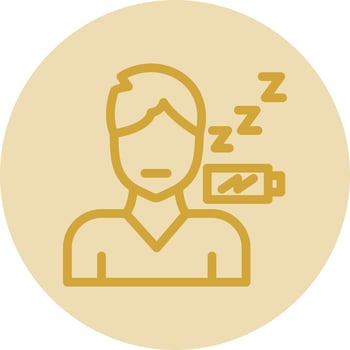 Fatigue Vector Icon Design