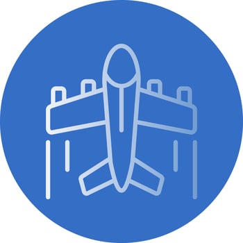 Plane Vector Icon Design
