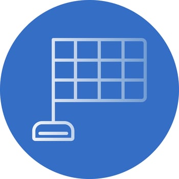 Checkered Flags Vector Icon Design
