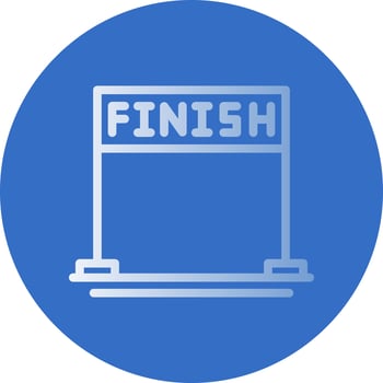 Finish Vector Icon Design