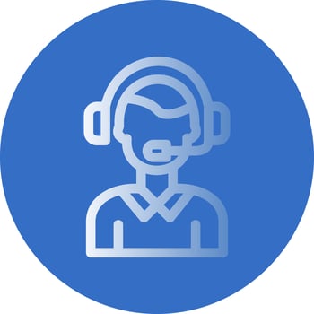 Customer Support Vector Icon Design