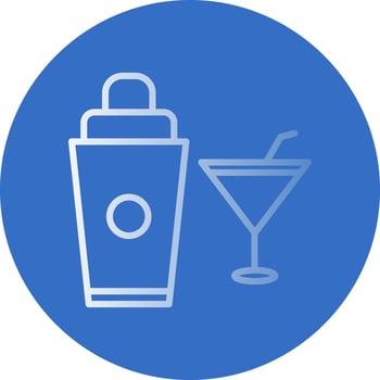 Cocktail Shaker Vector Icon Design