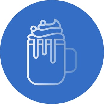 Hot Chocolate Vector Icon Design