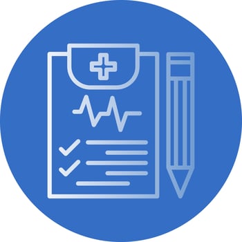 Diagnosis Vector Icon Design
