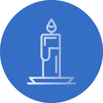 Candle Vector Icon Design