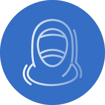 Hijab Vector Icon Design