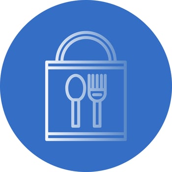 Food Pack Vector Icon Design
