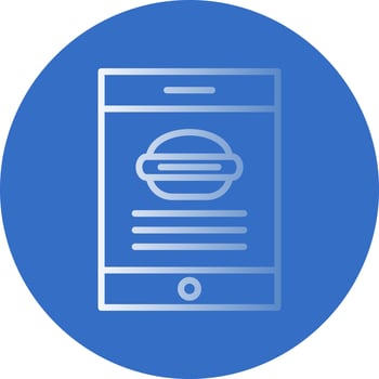 Online Order Vector Icon Design