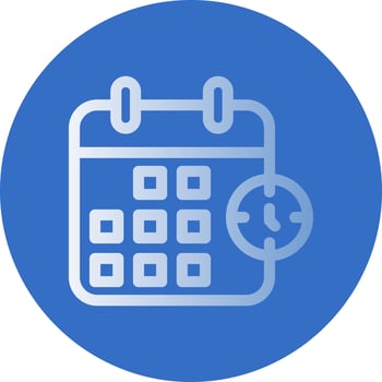Time Plan Vector Icon Design