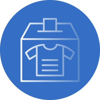 Clothes Donation Vector Icon Design