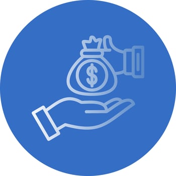 Financial Help Vector Icon Design