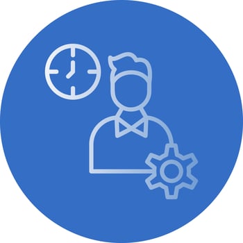 Productive Work Vector Icon Design