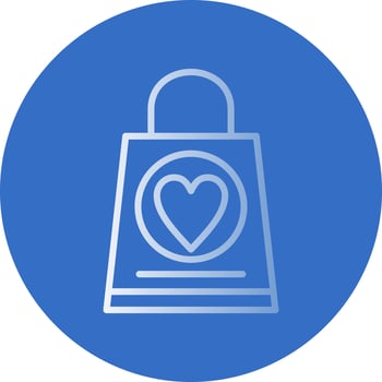 Shopping Bag Vector Icon Design