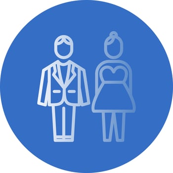 Groom Vector Icon Design