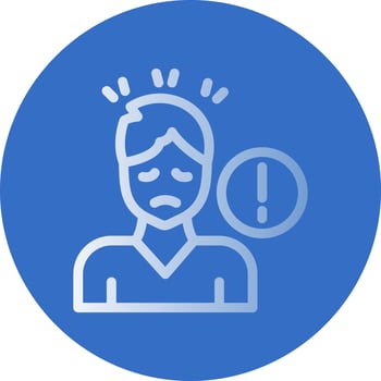 Panic Atack Vector Icon Design