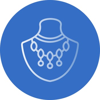 Necklace Vector Icon Design
