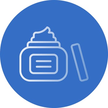Night Cream Vector Icon Design