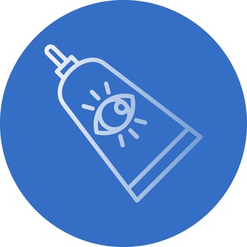Eye Cream Vector Icon Design